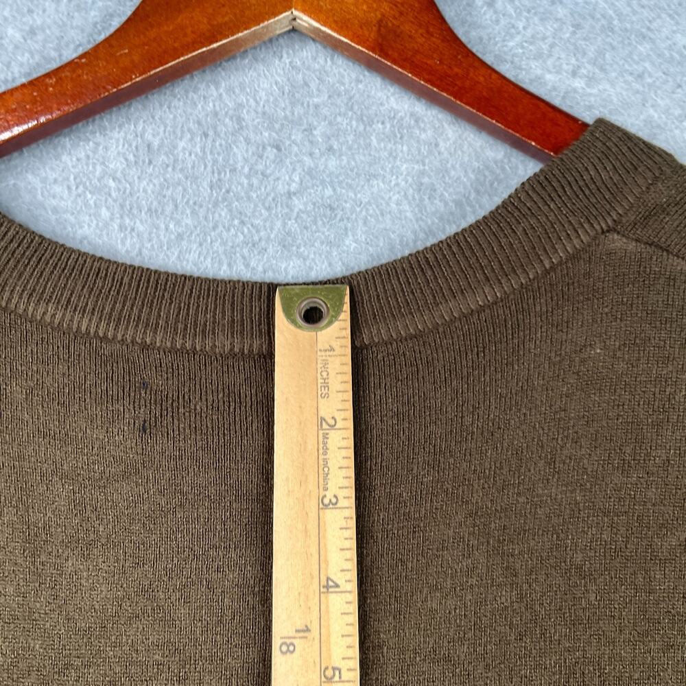 Canyon Ridge V Neck Sweater Brown Casual mens 4XL New Knit Pullover - Picture 10 of 13